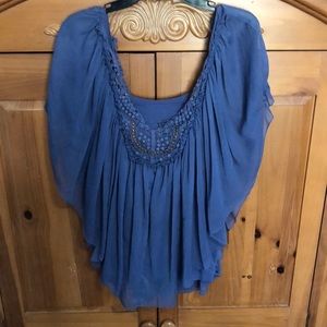 Beautiful blue blouse